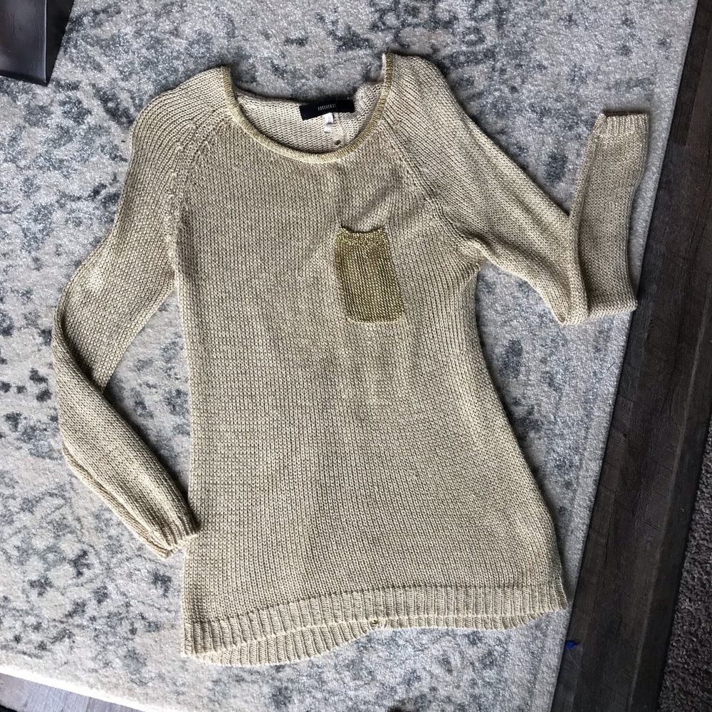 Gold sweater